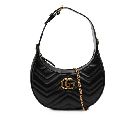 Женская кожаная сумка Gucci Mini GG Marmont, б/у