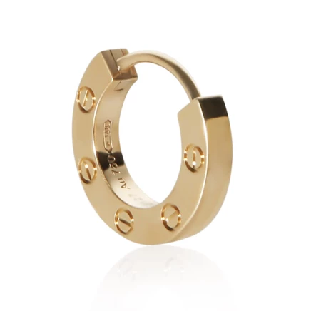 Одиночная серьга Cartier Love, желтое золото