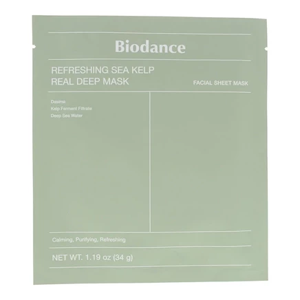Маска для лица Biodance Refreshing Sea Kelp, 34 г