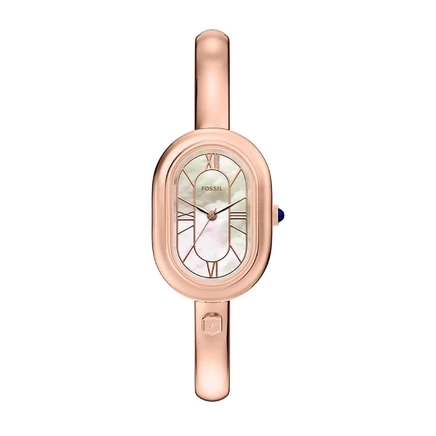 Женские часы Fossil Sloan ES5472, овальные, перламутровые