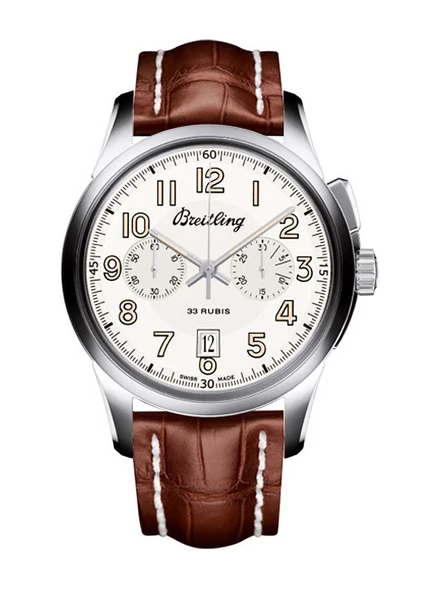 Мужские часы Breitling Transocean Chronograph, белые