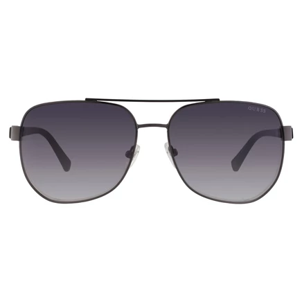 Мужские очки Guess GU00015 61, навигатор, серый металл