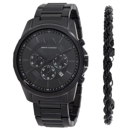 Мужские часы Armani Exchange AX7163SET, черные
