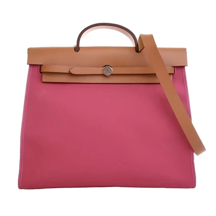 Женская сумка Hermès Herbag Zip 39 из канваса