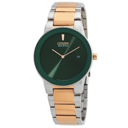 Мужские часы Citizen AU1064-85X Eco-Drive, зеленые