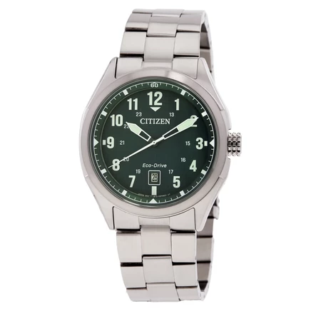Мужские часы Citizen Terra Force AW1890-51X, зеленые