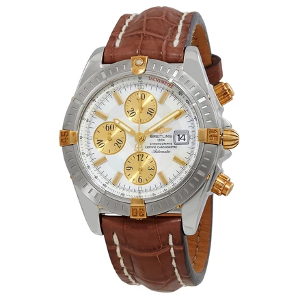 Мужские часы Breitling Chronomat Evolution, серебро/шампань