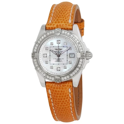 Женские часы Breitling Cockpit Galactic, перламутровые