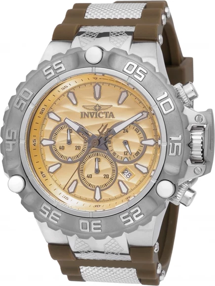Мужские часы Invicta Subaqua Poseidon 48559, золотистые