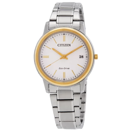 Женские часы Citizen FE6019-55A Eco-Drive, белые
