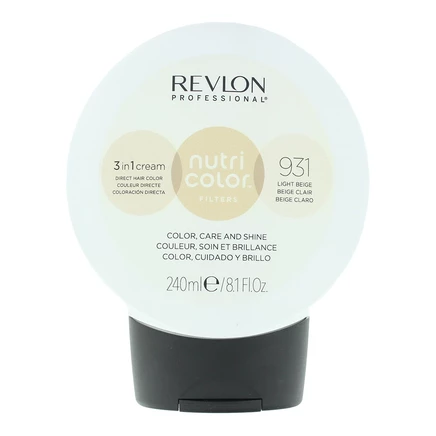 Маска-краска Revlon Nutri Color Filters, светло-бежевая