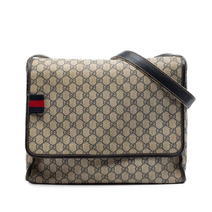 Унисекс сумка через плечо Gucci GG Supreme Web, б/у