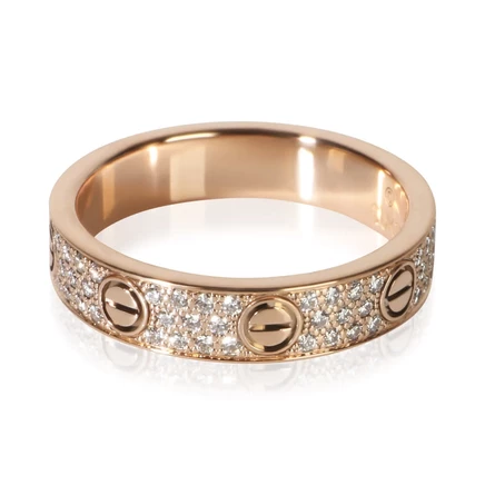 Женское кольцо Cartier Love, малое, розовое золото