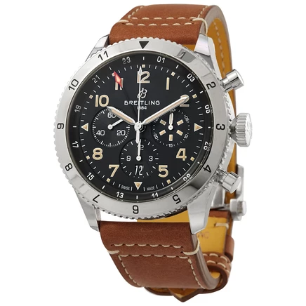 Мужские часы Breitling Super Avi, черные