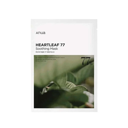 Тканевая маска Anua Heartleaf 77%, 25 г
