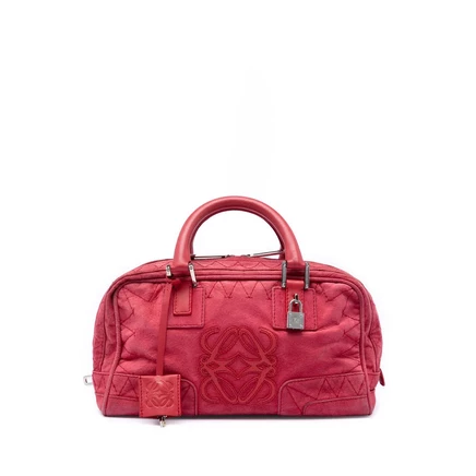 Женская сумка Loewe Amazona 28 из замши