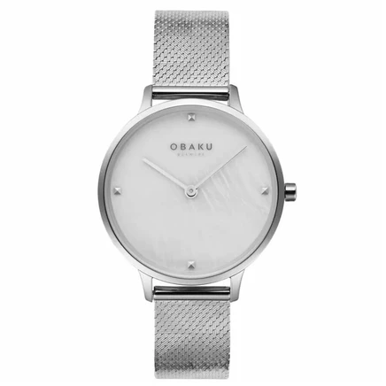 Женские часы Obaku Figen V295LXCWHC, перламутровые
