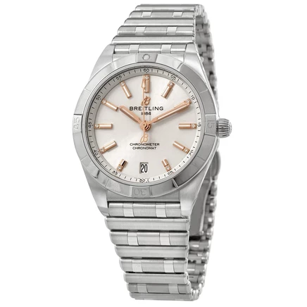 Женские часы Breitling Chronomat A10380101A2A1, белые
