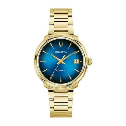 Мужские часы Bulova 97B247, автоматические, синие
