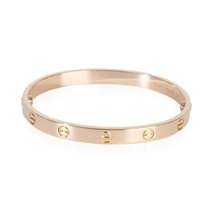 Браслет Cartier Love, розовое золото, 17 см, б/у