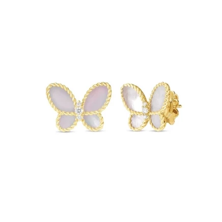 Серьги Roberto Coin 7773720AJERM, бриллиант, золото