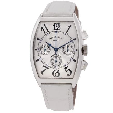 Женские часы Franck Muller 6850 CC AT-WHT, серебристые