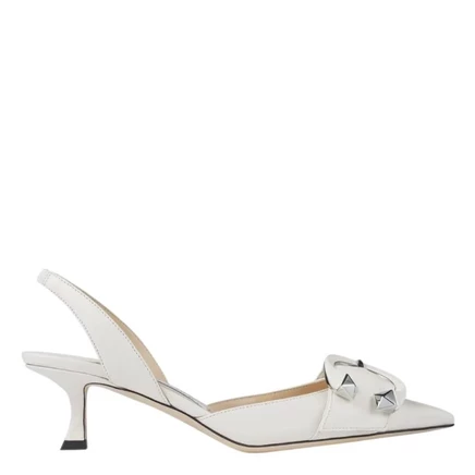 Женские туфли Jimmy Choo Moni 50, цвета латте