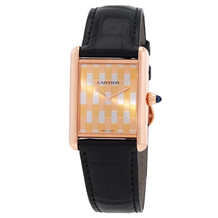 Мужские часы Cartier Tank Louis WGTA0176, золотистые