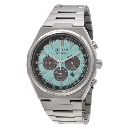 Мужские часы-хронограф Citizen Zenshin Chrono CA4610-85M, синие