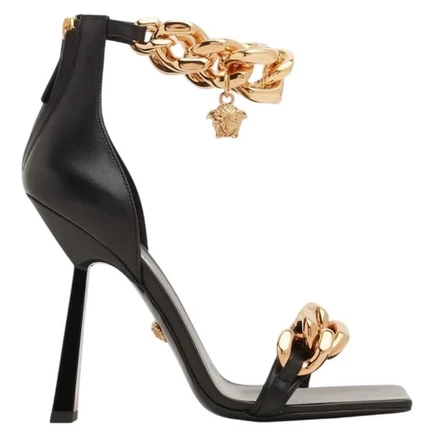 Женские босоножки Versace La Medusa Aevitas, черные