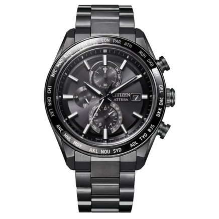 Мужские часы Citizen AT8294-59E, хронограф, черные