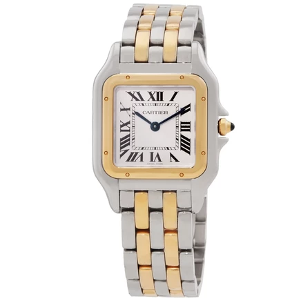 Унисекс-часы Cartier Panthère W2PN0019, кварцевые, серебристые