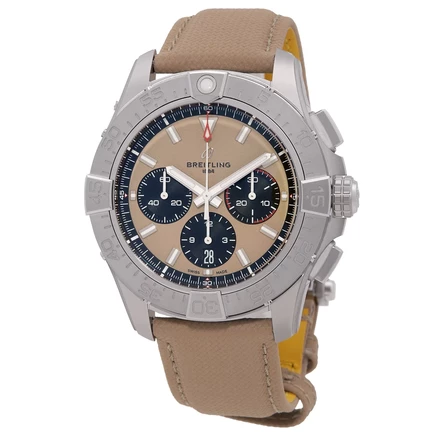 Мужские часы Breitling Avenger B01 AB0147101A1X1, бежевые
