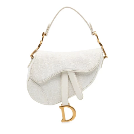 Женская сумка-седло Dior Mini Oblique, б/у
