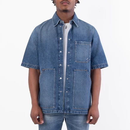 Мужская джинсовая рубашка Fendi Oversize Denim
