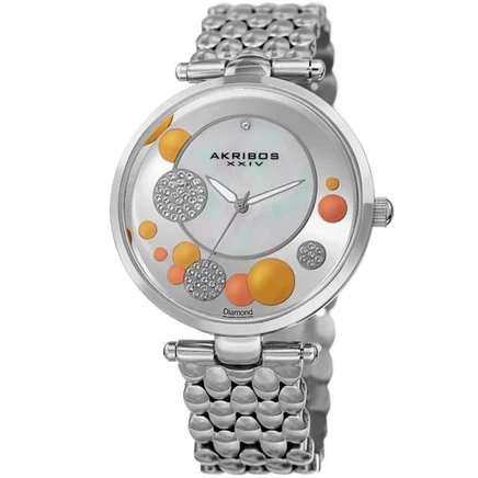 Женские часы Akribos XXIV AK963SS, перламутровые