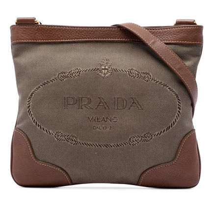 Женская сумка кросс-боди Prada Canapa Logo