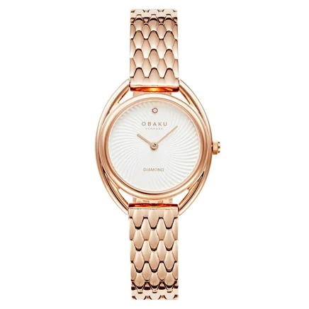 Женские часы Obaku Juvel V286LXVISV, белые