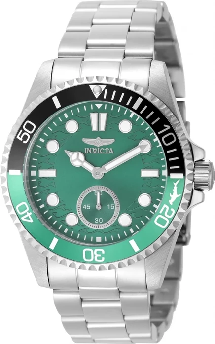 Мужские часы Invicta Pro Diver 49433, кварцевые, Sprite, зеленые