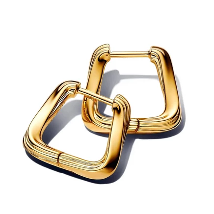 Женские серьги-кольца Pandora Twisted Hoop