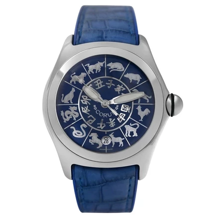Мужские часы Corum Bubble Zodiac 082.150.20, синие