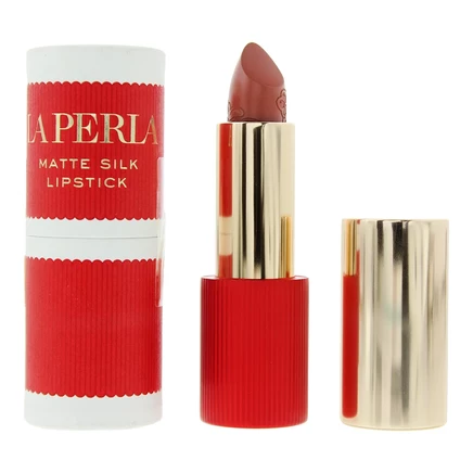 Женская помада La Perla Matte Silk 110, корично-красная