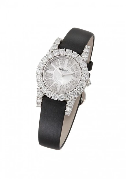 Женские часы Chopard 139377-1001, бриллиантовое гильоше