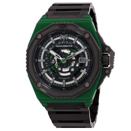 Мужские часы TechnoMarine Automatic TM-525002, черные