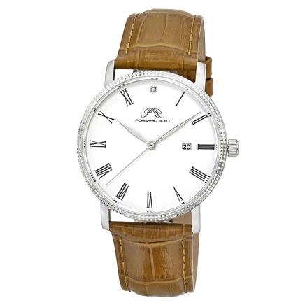 Мужские часы Porsamo Bleu Veritas 1 1361CVEL, белые