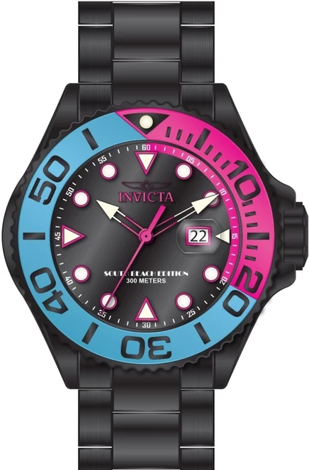 Мужские часы Invicta Grand Diver South Beach 48614, черные