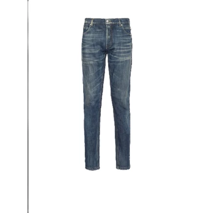 Мужские джинсы Balmain Slim, синие