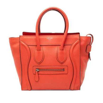 Женская сумка-тоут Celine Micro Luggage, б/у