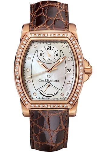 Мужские часы Carl F. Bucherer T-24, перламутровые