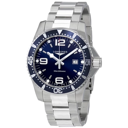 Мужские часы Longines HydroConquest L38404966, синие